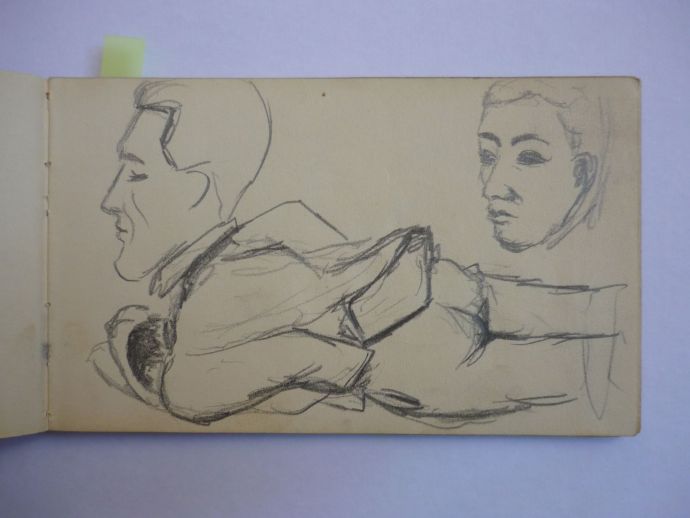 carnet, croquis