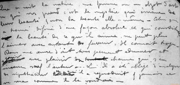 décalage, texte manuscrit, carnet