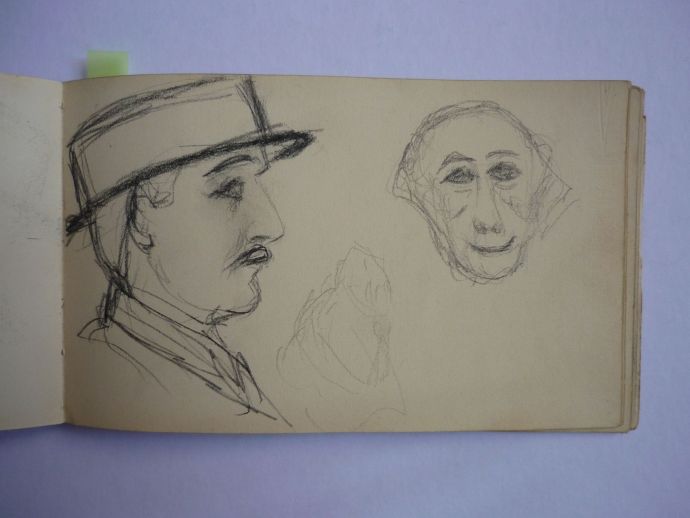 carnet, croquis